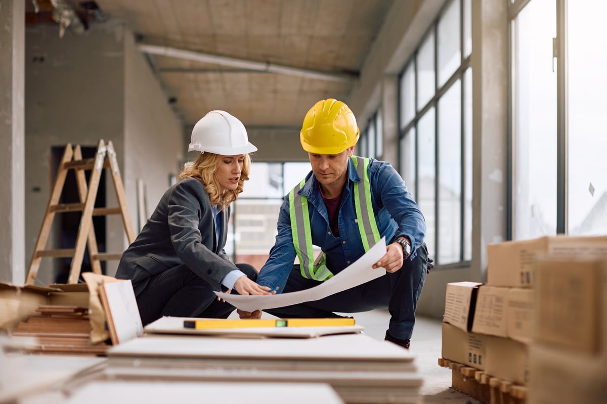 Steel procurement specialists reviewing product specifications for GCC supply