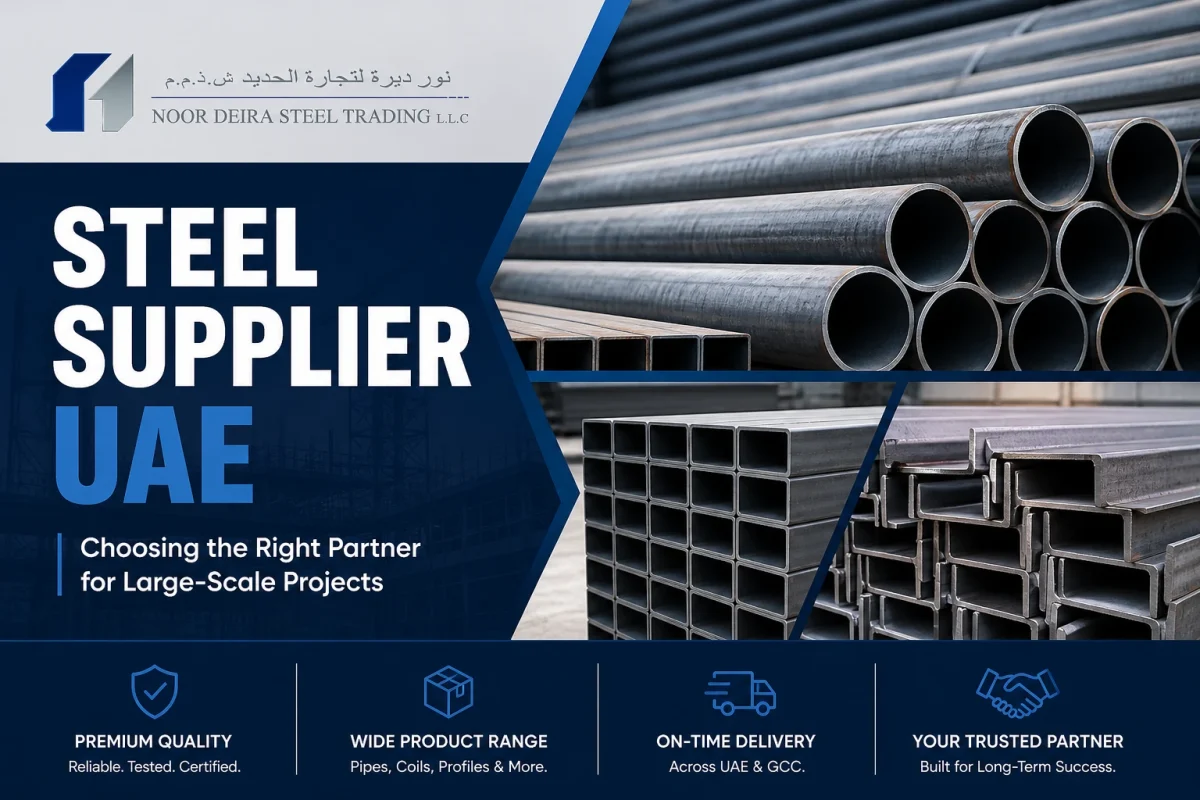 How to Choose a Reliable Steel Supplier in UAE - Noor Deira Steel trading llc