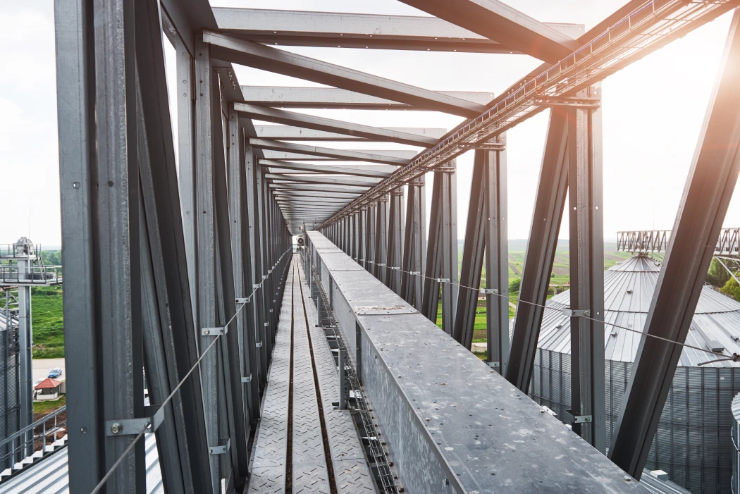 steel profile in infrastructure project