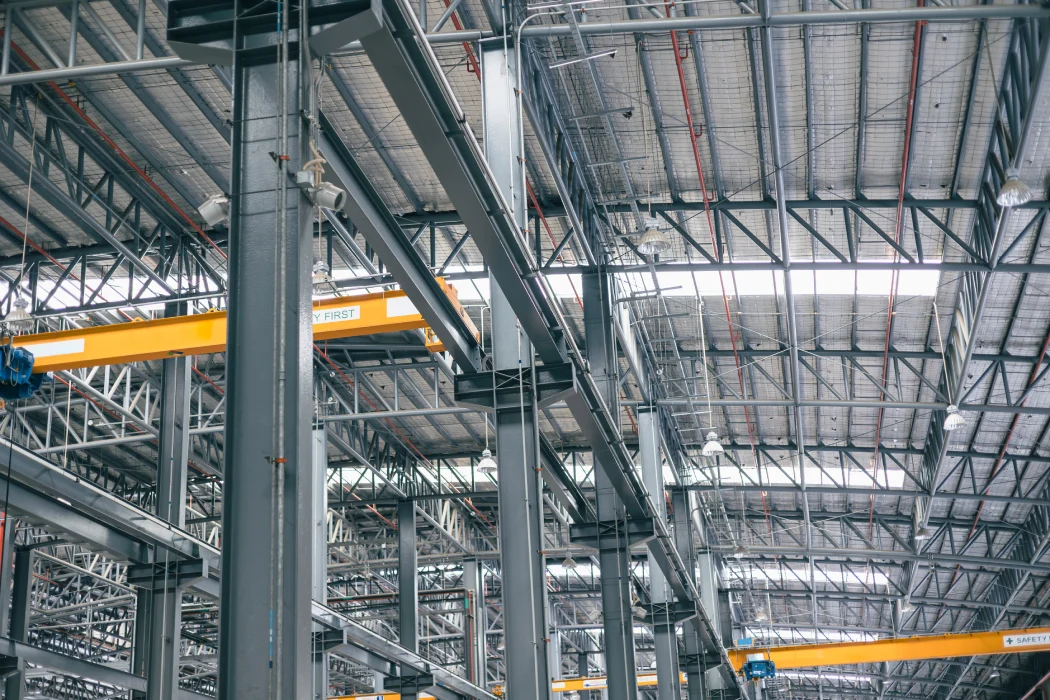 steel profile in industrial construction