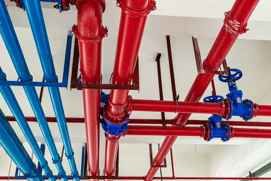 steel pipe in fire fighting system