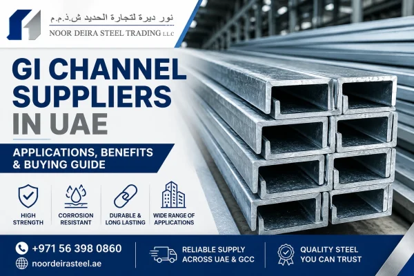 GI Channel Suppliers in UAE - Noor Deira Steel Trading LLC